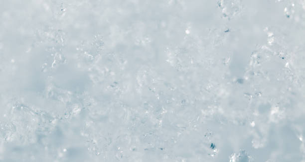 istock Snow in nature as a background. macro 922797918