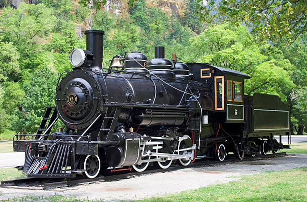 istock Black Locomotive In Newhalem Washington 92280045