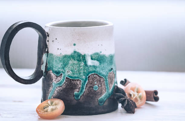 istock Beautiful cup of tea on a wooden background 922802126