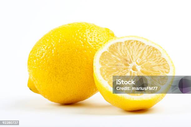 Lemon Stock Photo - Download Image Now - Lemon - Fruit, Cut Out, White Background