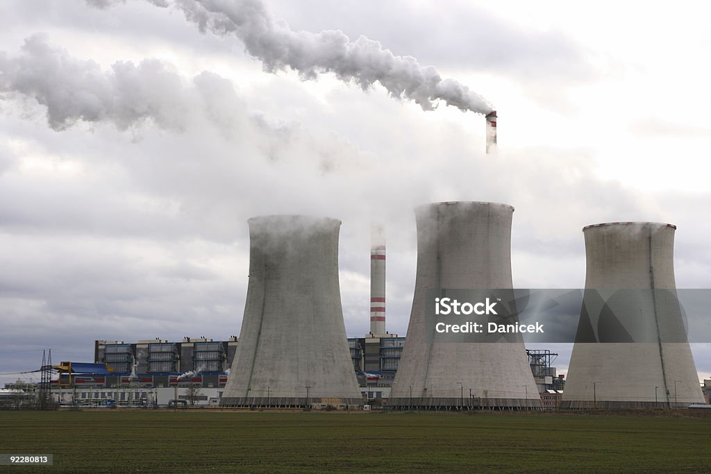 Carbón Planta de energía - Foto de stock de Ajardinado libre de derechos