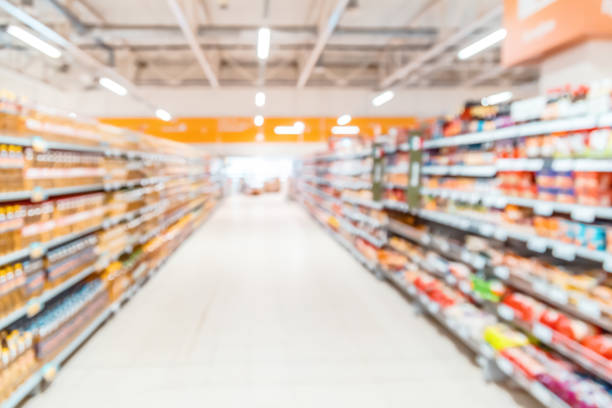 istock Blurred background-abstract blur shopping mall store interior. 922809826