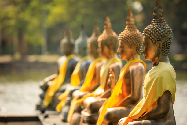 seema malaka templo em colombo - buda - fotografias e filmes do acervo