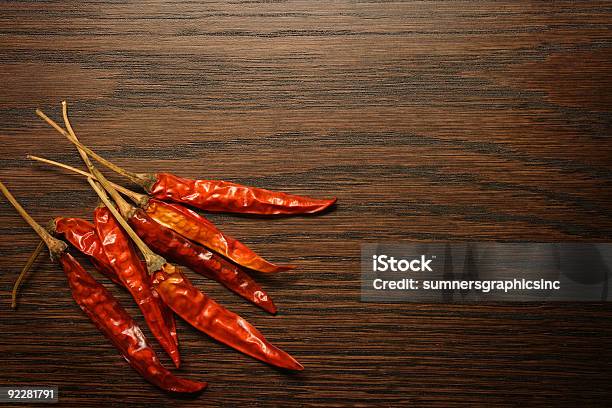 Foto de Pimentão Quente E Seco e mais fotos de stock de Calor - Calor, Comida, Comida Desidratada