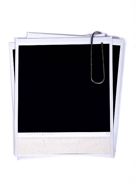 istock Old photo frames with metal clip 92281811