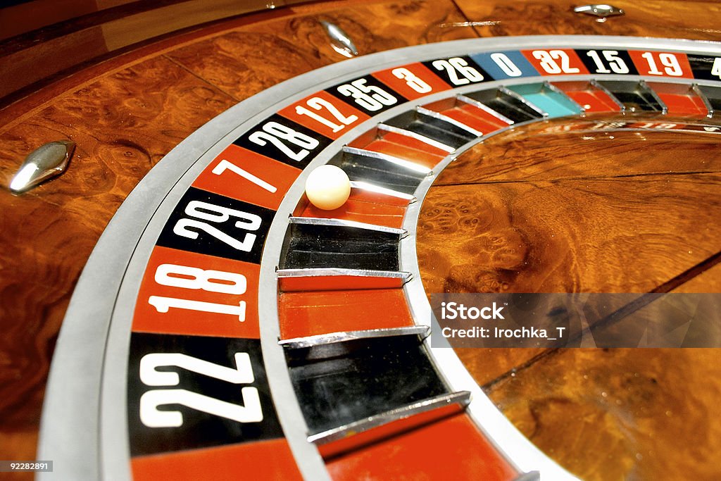 Casino, de roulette - Photo de Blanc libre de droits