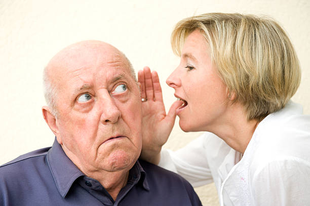 Hard of hearing man deaf senior man, woman screams in his ear, focus on  senior man's eyes - hearing loss

Please see some similar pictures from my portfolio:
[url=file_closeup.php?id=13838907&refnum=cruphoto][img]file_thumbview_approve.php?size=1&id=13838907[/img][/url] [url=file_closeup.php?id=13844416&refnum=cruphoto][img]file_thumbview_approve.php?size=1&id=13844416[/img][/url] deafness photos stock pictures, royalty-free photos & images