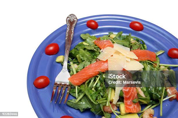 Salada De Seafoods 2 - Fotografias de stock e mais imagens de Alimentação Saudável - Alimentação Saudável, Almoço, Atum - Peixe