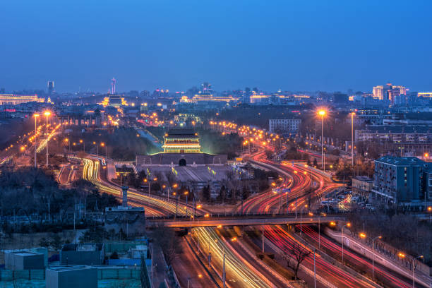 istock Beijing, China Yongdingmen night scene 922836350