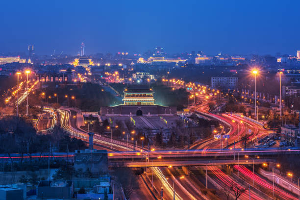 istock Beijing, China Yongdingmen night scene 922836374