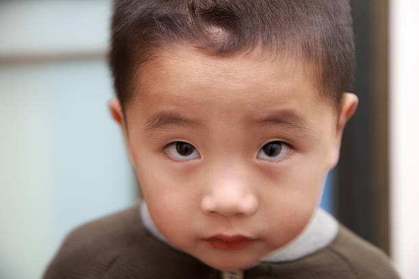 Cute Chinese Boy With Cowlick Stock Photo - Download Image Now - Child,  China - East Asia, 2-3 Years - iStock