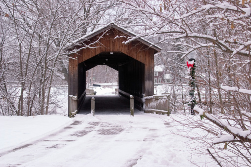 Winter Bridge at Holiday