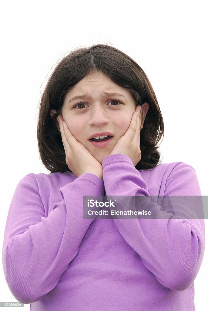 Frightened girl  Child Stock Photo