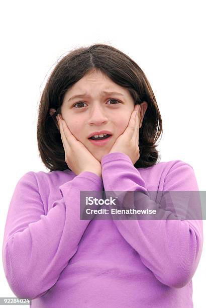 Frightened Girl Stock Photo - Download Image Now - Child, Childhood, Color Image