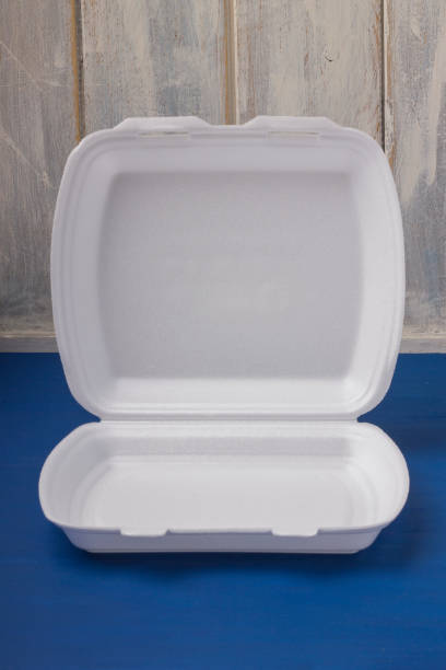 istock Foam for food is placed on wooden boards 922841294