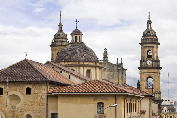 Primary Cathedral of Bogota, Colombia On The Plaza Bolivar