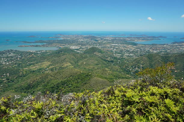 istock Viewpoint Noumea city from mountain New Caledonia 922842306