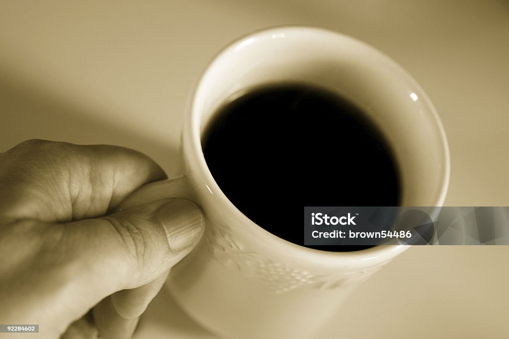 Man's Café - Foto de stock de Acordar royalty-free