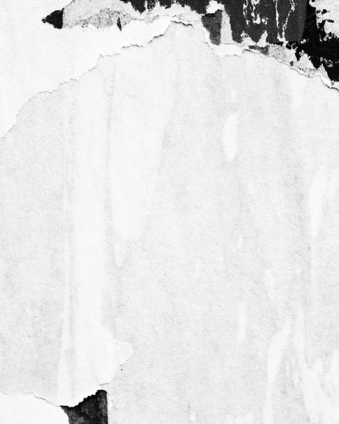 istock Blank old ripped torn crumpled creased posters grunge textures backdrop backgrounds 922849160
