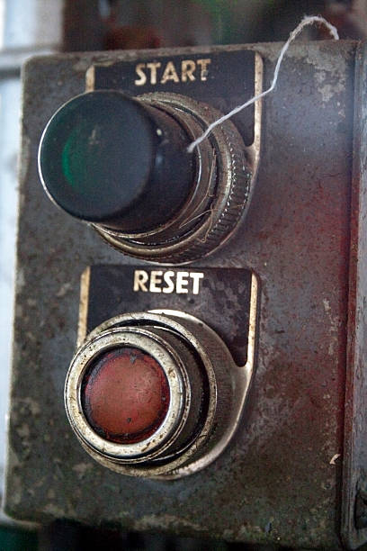 Start / Reset Buttons stock photo