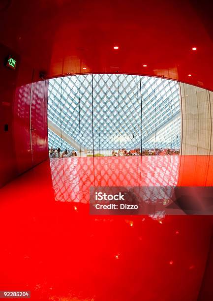 Corporate Architecture Red Room 1 Stock Photo - Download Image Now - Architecture, Built Structure, Business