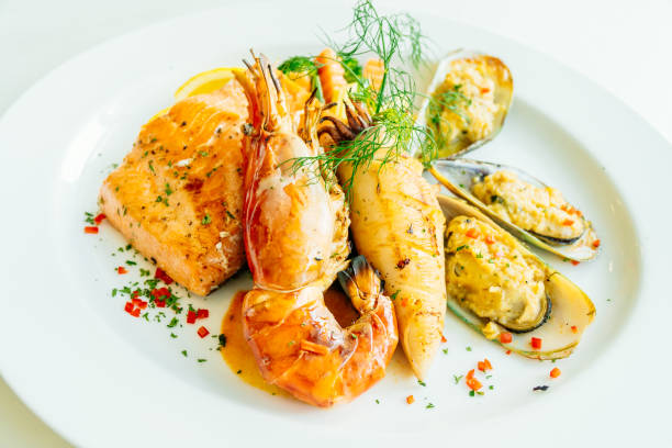 istock Close-Up Of Fish Served In Plate 922853376