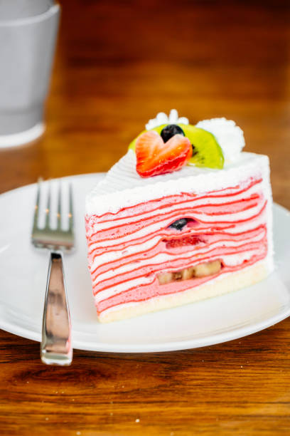 istock High Angle View Of Cake Slice In Plate 922853560