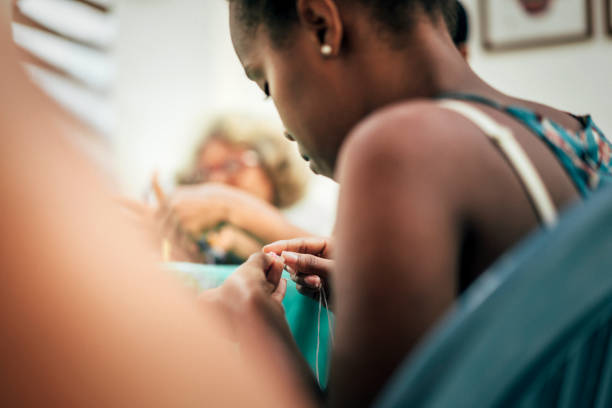 Brazilian women working in Tailor Workshop