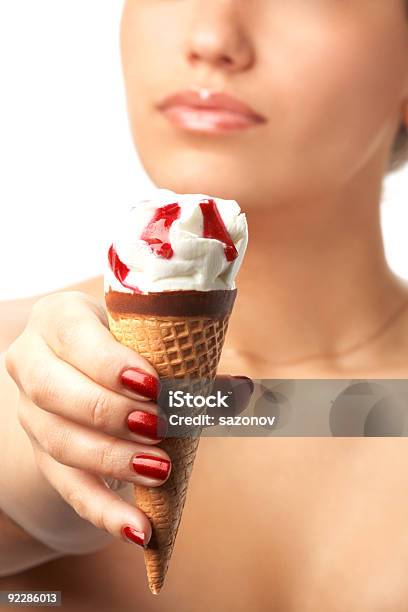 Gelato - Fotografie stock e altre immagini di Cono gelato - Cono gelato, Gelato, Marmellata