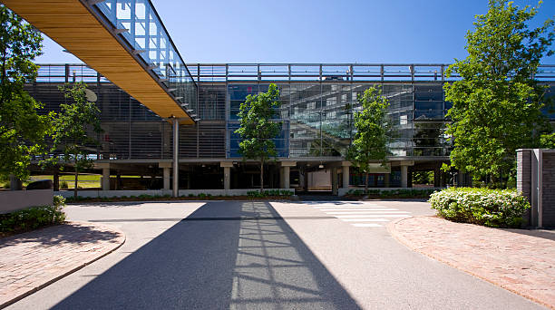 istock Parking area of an office building 92286323