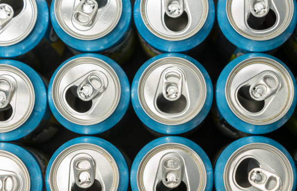 istock Full Frame Shot Of Drink Cans 922866946