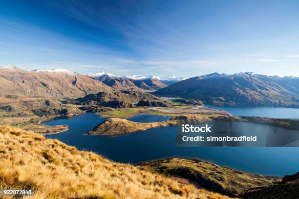 Lake Wanaka From Roys Peak Stock Photo - Download Image Now - New Zealand, Landscape - Scenery, Wanaka