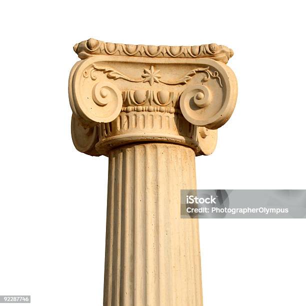 Pusta Kolumna Grecka - zdjęcia stockowe i więcej obrazów Piedestał - Piedestał, Starożytny grecki, Architektura
