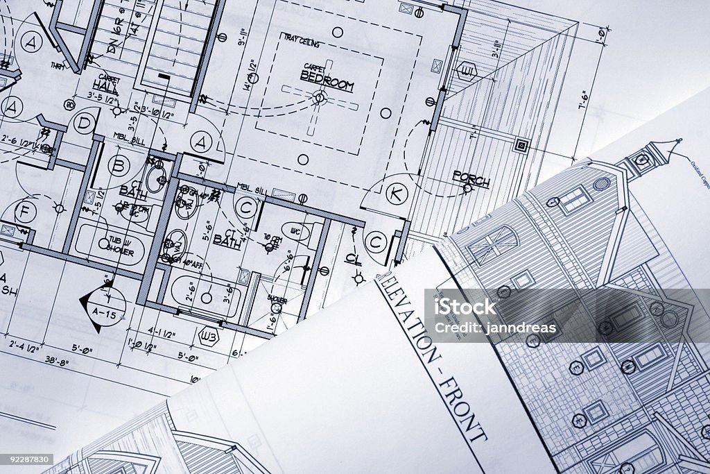 План здания - Стоковые фото План роялти-фри