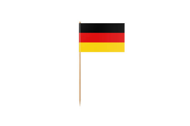 istock Germany Flag on a Toothpick. Isolated On White 922883116