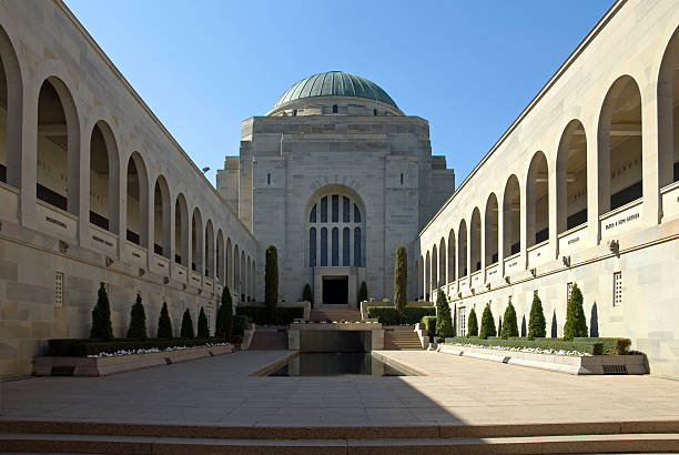 australian war memorial - kriegsdenkmal stock-fotos und bilder