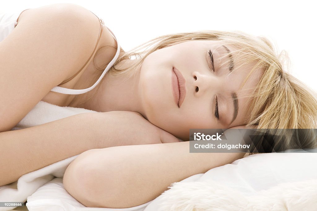 sleeping girl  Adult Stock Photo