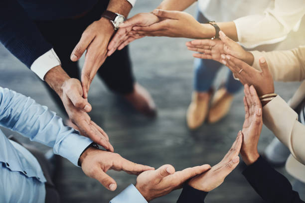 istock Transcending teamwork into a spiral of continuous success 922886416