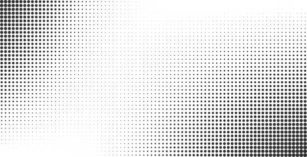 Vector illustration of Halftone effect vector background