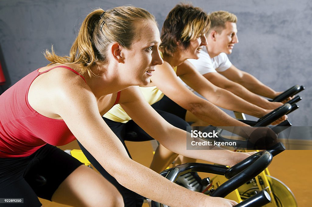 Bicycle in the gym  Bicycle Stock Photo