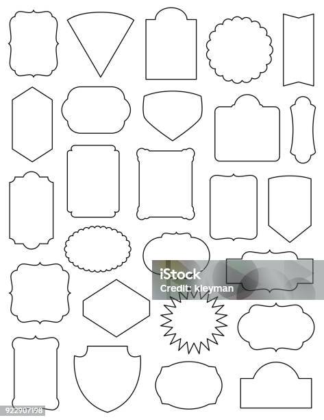 Classic Frames Set Stock Illustration - Download Image Now - Border - Frame, Picture Frame, Arch - Architectural Feature