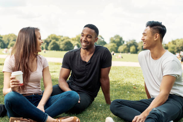 istock Multi ethnic group of people spending time together on coffee break 922922000