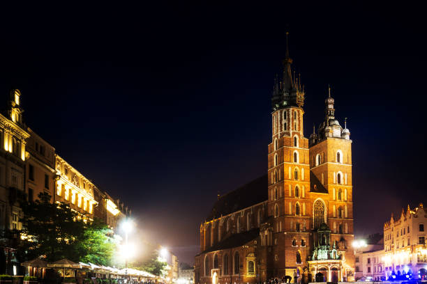 istock KRAKOW, POLAND - August 27, 2017: The Cloth Hall Krakow,listed as a UNESCO 922942772