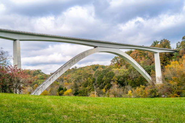 istock Double Arch Bridge at Natchez Trace Parkway 922954030