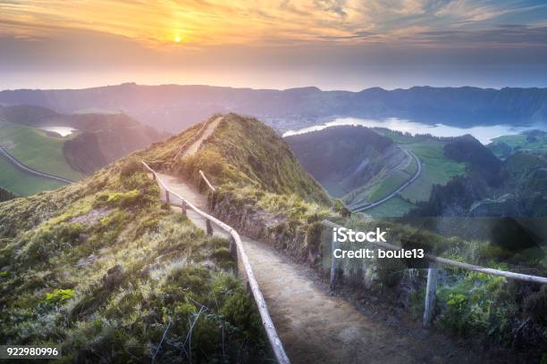 Sao Miguel Island Der Azoren Stockfoto und mehr Bilder von Weg - Weg, Berggipfel, Einspurige Straße