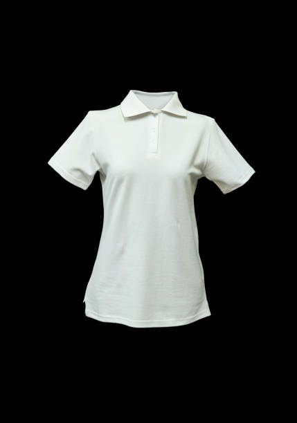 istock white working shirt, classic clothes on a black background 923014122