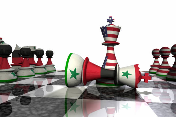 istock USA and Syria Chess Standoff 923014220