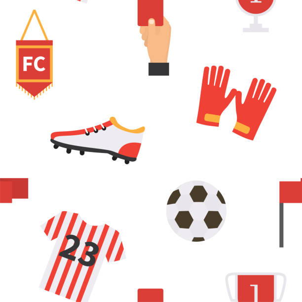 ilustraciones, imágenes clip art, dibujos animados e iconos de stock de patrón de vector transparente de fútbol soccer - georgia football