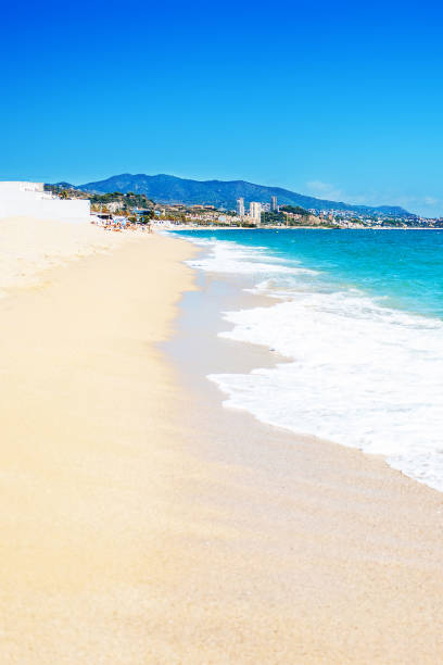 istock Empty sea and summer beach background with copy space -  tropical  vacation and travel concep