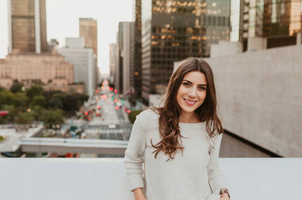 istock Young woman in urban scenery 923017972